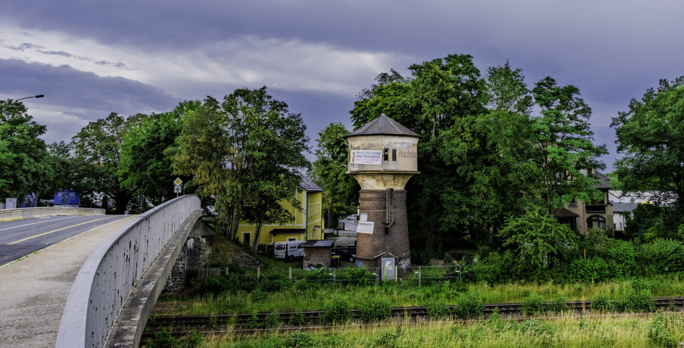 Radeberg Wasserturm Banner Informationen